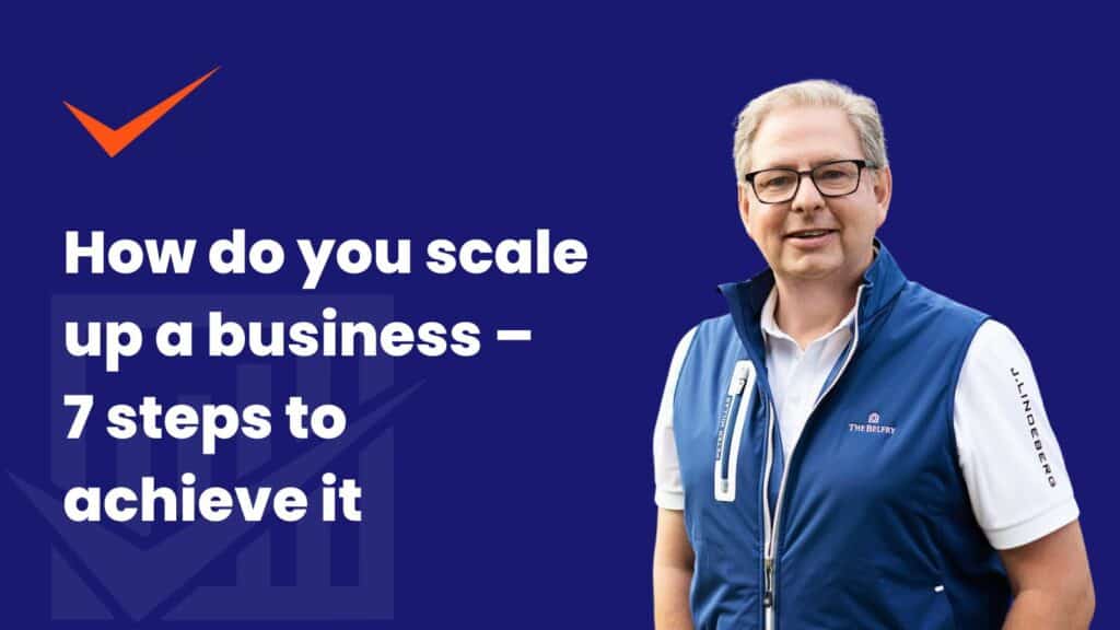 How do you scale up a business