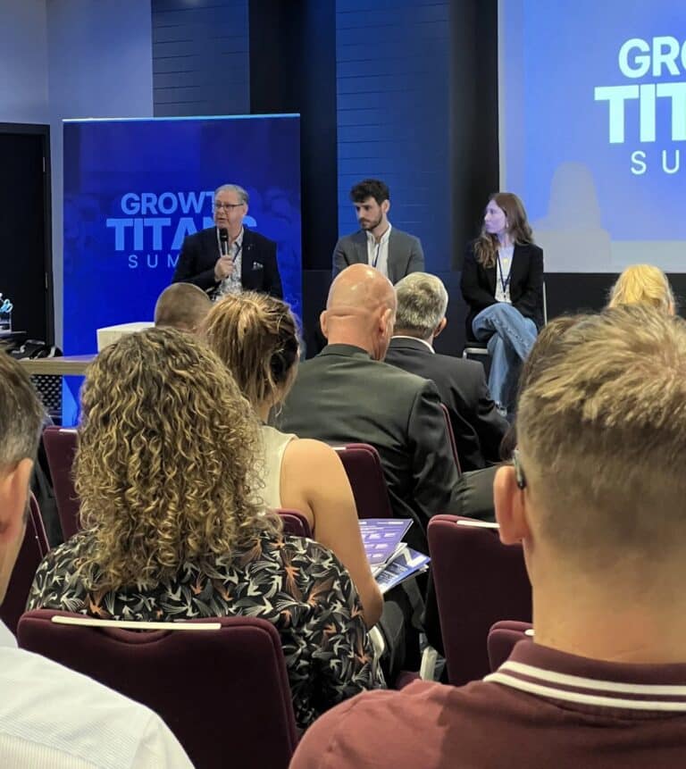 David Wood On Stage At Growth Titans